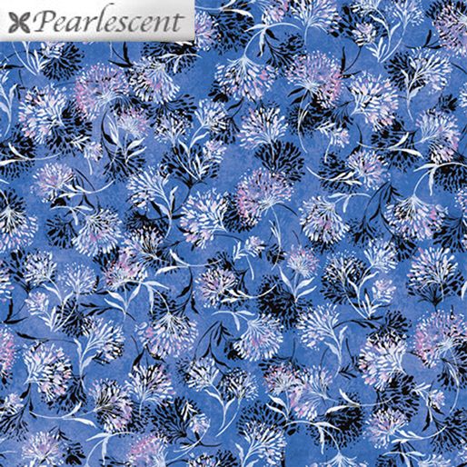 Shimmering Twilight Enchanted Dandelions Blue