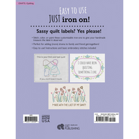 Sassy Sayings Iron-On Quilt Labels