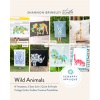 Scrappy Applique Pattern Book - Wild Animals