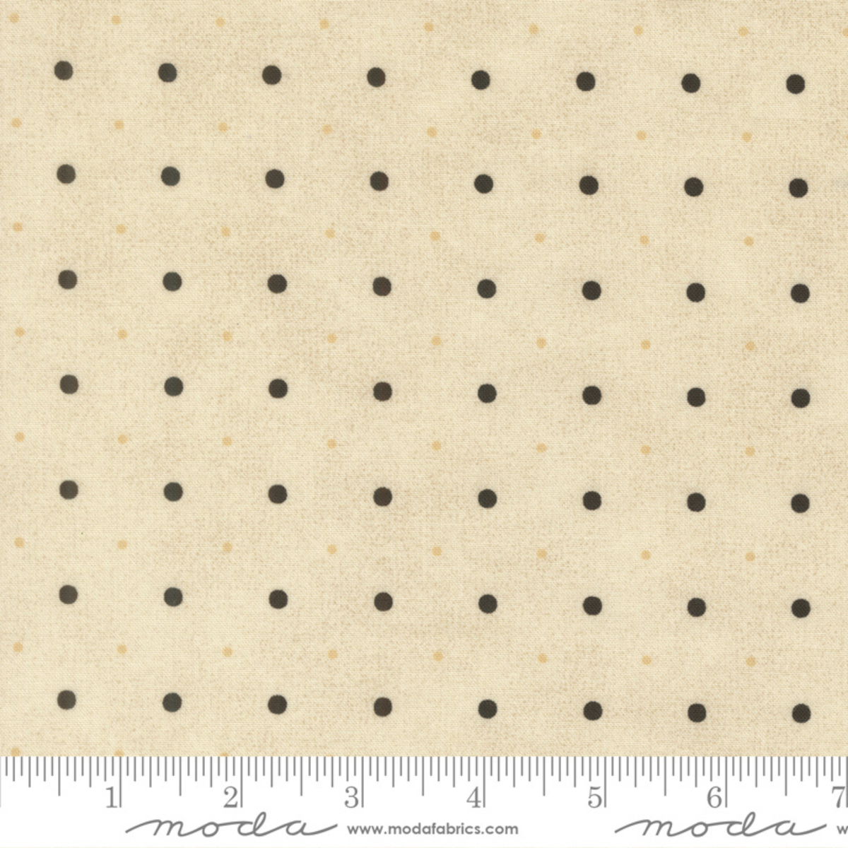 Posh Ivory Whisper Doily Dots
