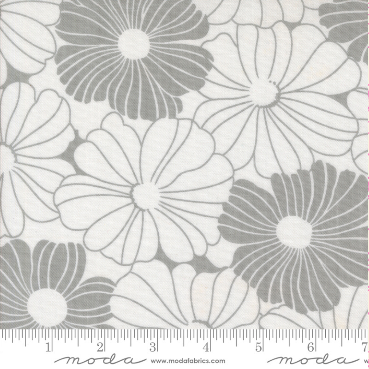 Bloom Floral - Off White / Silver