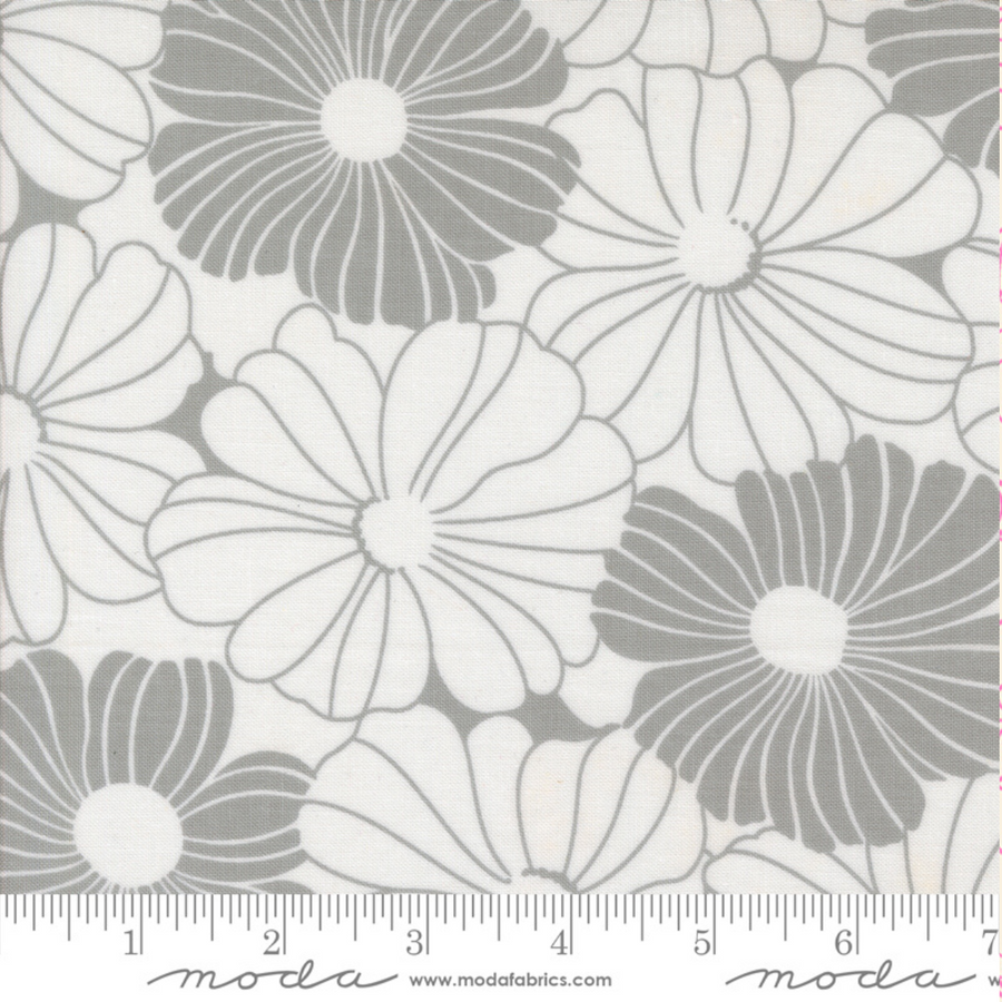 Bloom Floral - Off White / Silver