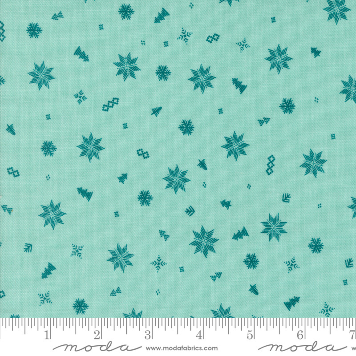 Cozy Wonderland - Snowflake Aqua