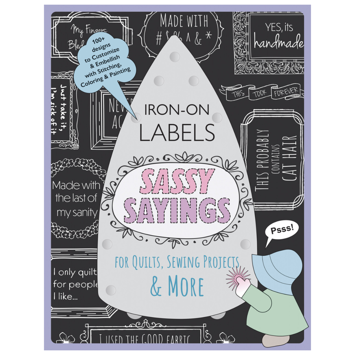 Sassy Sayings Iron-On Quilt Labels