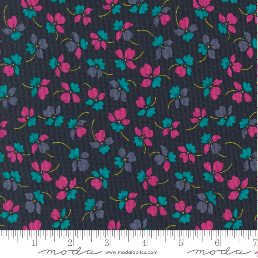 Flourish Floral - Indigo