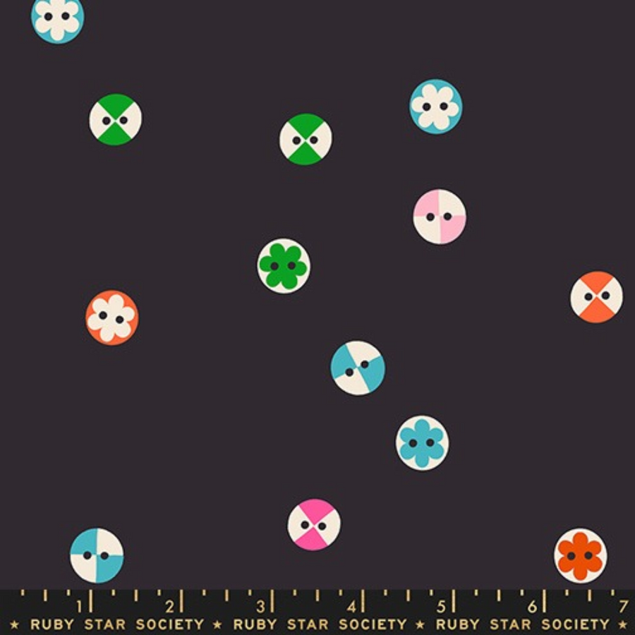 1-800 Notions Buttons Black
