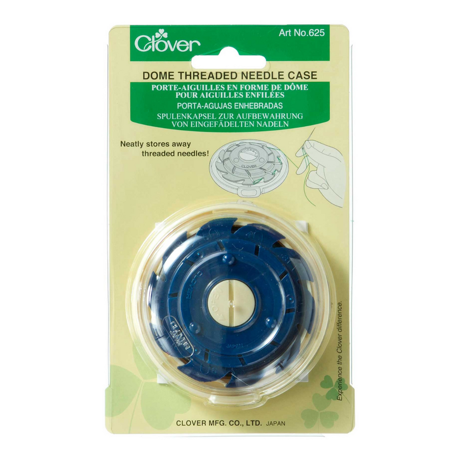 Clover Dome Threaded Needle Case