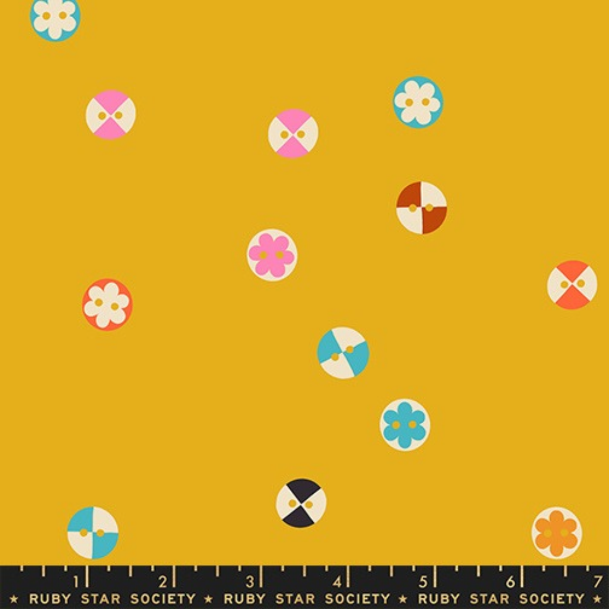 1-800 Notions Buttons Honey