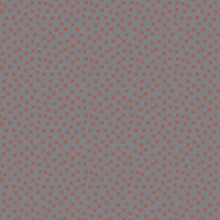 Crossroads - Red on Grey - 49cm Remnant