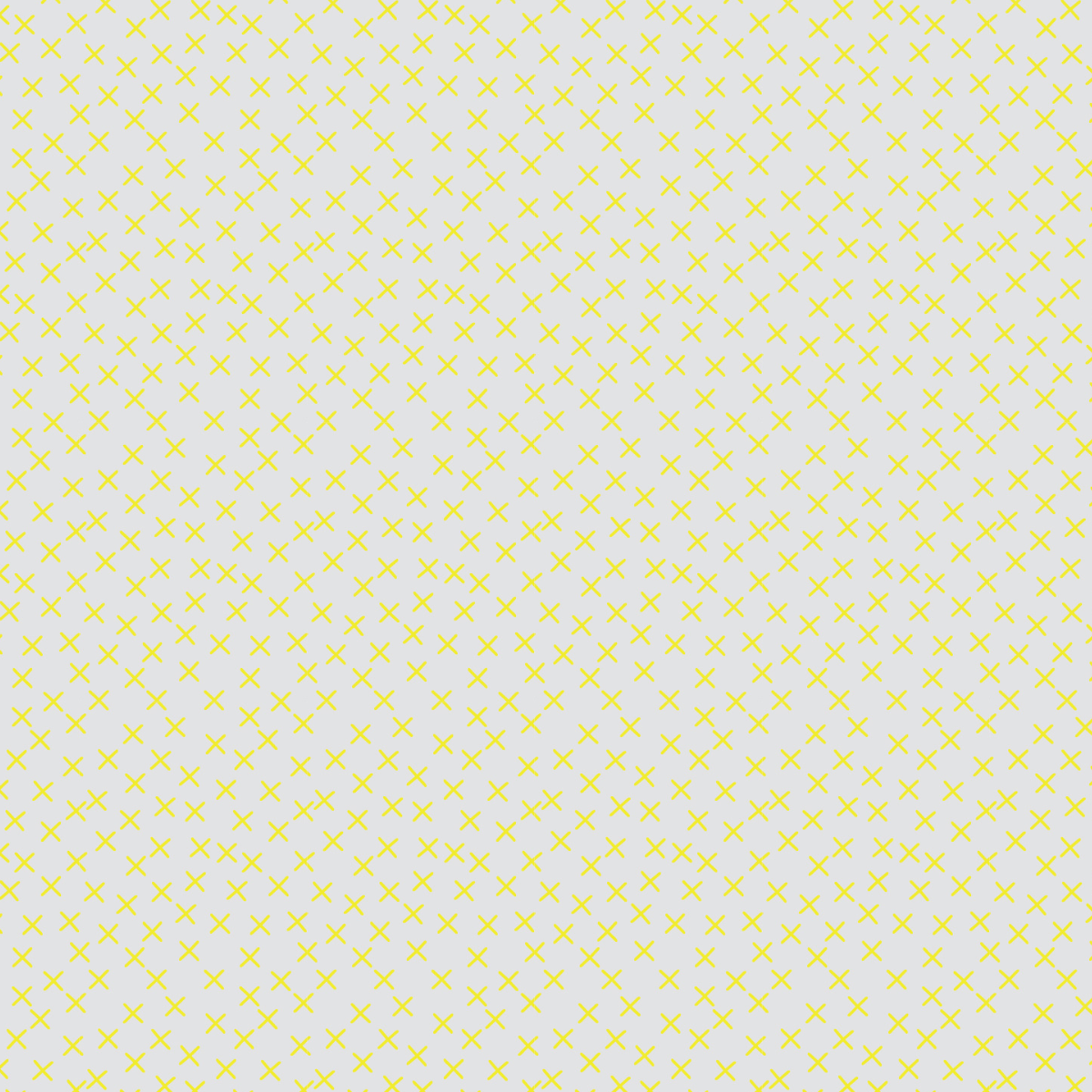 Crossroads - Yellow on Cream - 40cm Remnant
