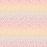 Crossroads - Rainbow on Peach - 45cm Remnant