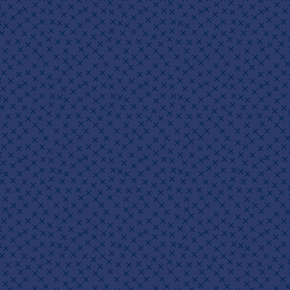Crossroads - Black on Navy - 43cm Remnant